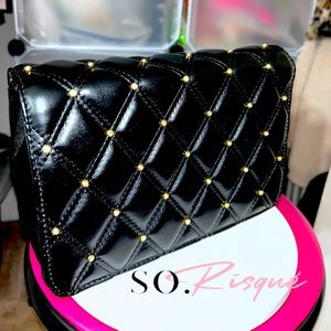 Bling It On Crossbody Bag - Black